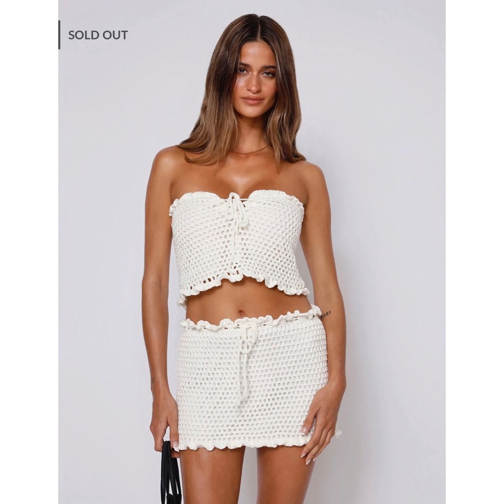 NWT Tiger Mist Braxton Top - White - Size XS